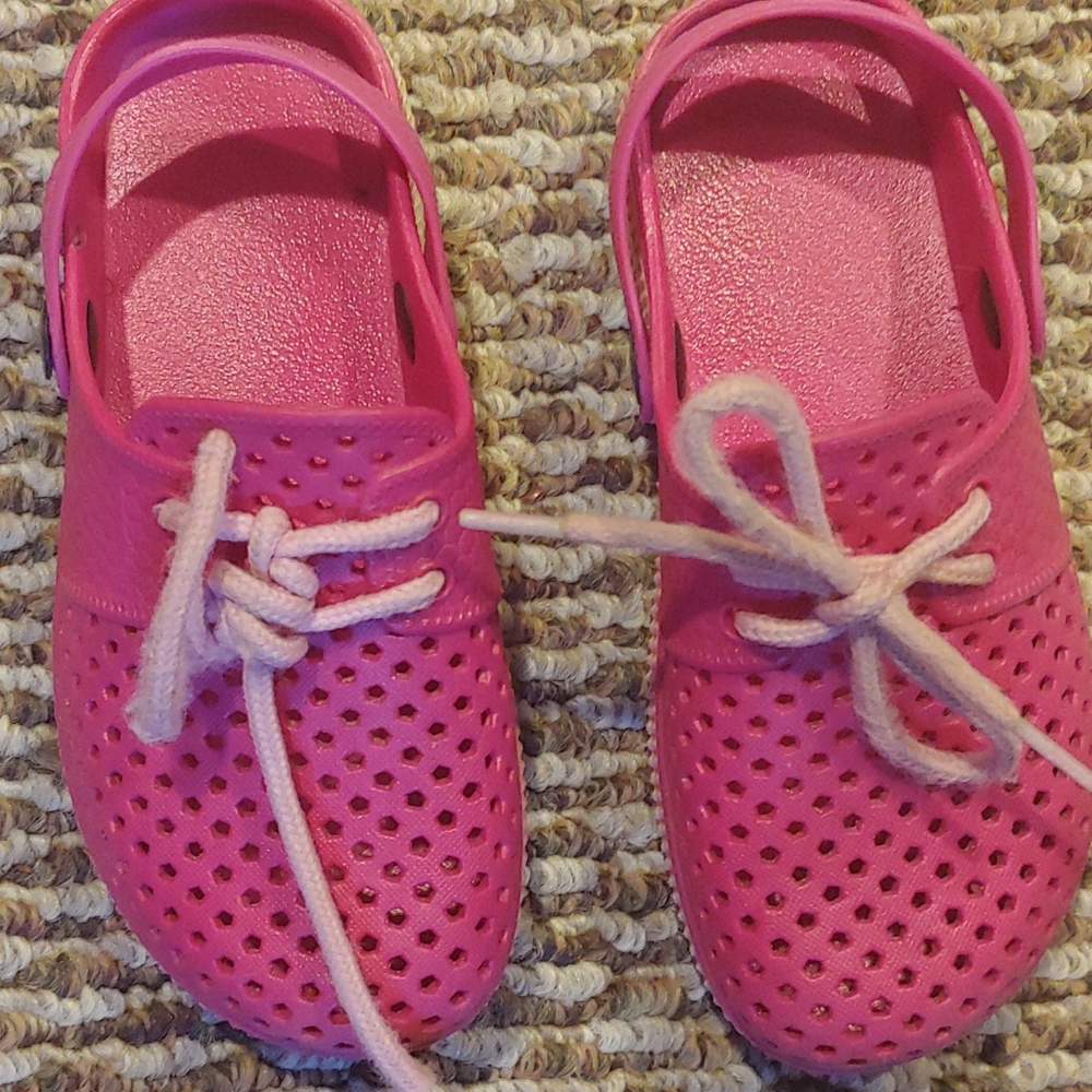 Pink Rubber Shoes